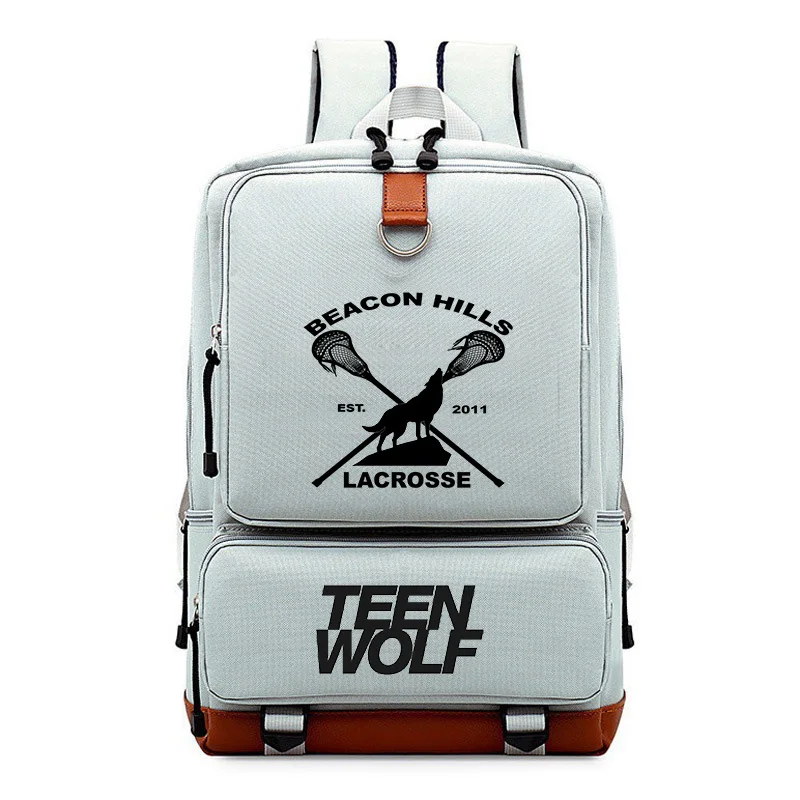 

Teen Wolf Backpack For Boys Girls Travel Shoulder Backpack Student Large Capacity Daily Bookbag Rucksack Mochila