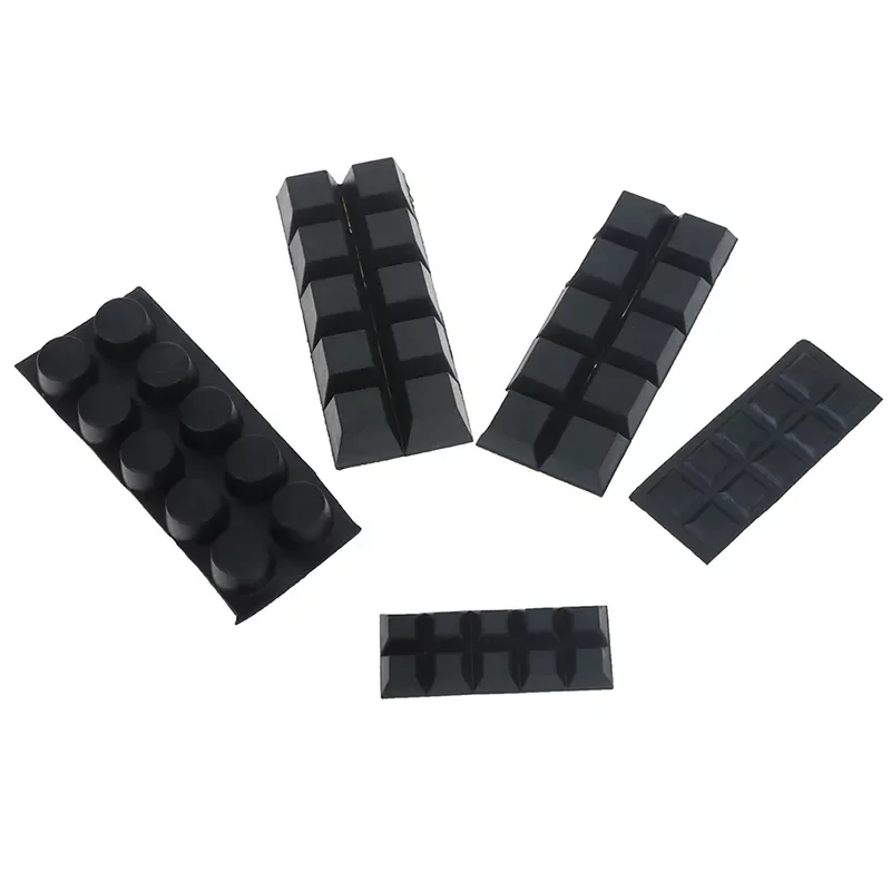 

Hot 10pcs Audio Speaker Amplifier Shock Absorber Feet Pad Vibration Absorption Rubber Anti-shock Self-adhesive