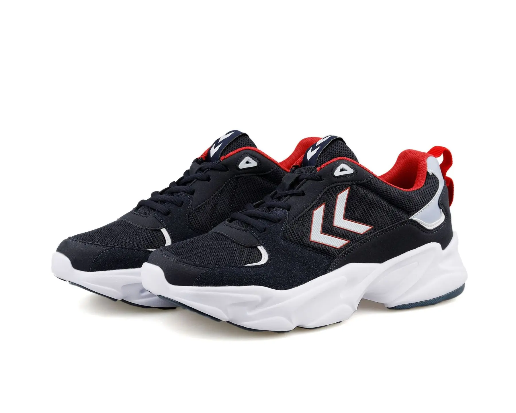 Hummel Original men's Sneakers Casual Sneakers Navy Blue Color Casual Running Casual Walking Shoes Hml York Fresh