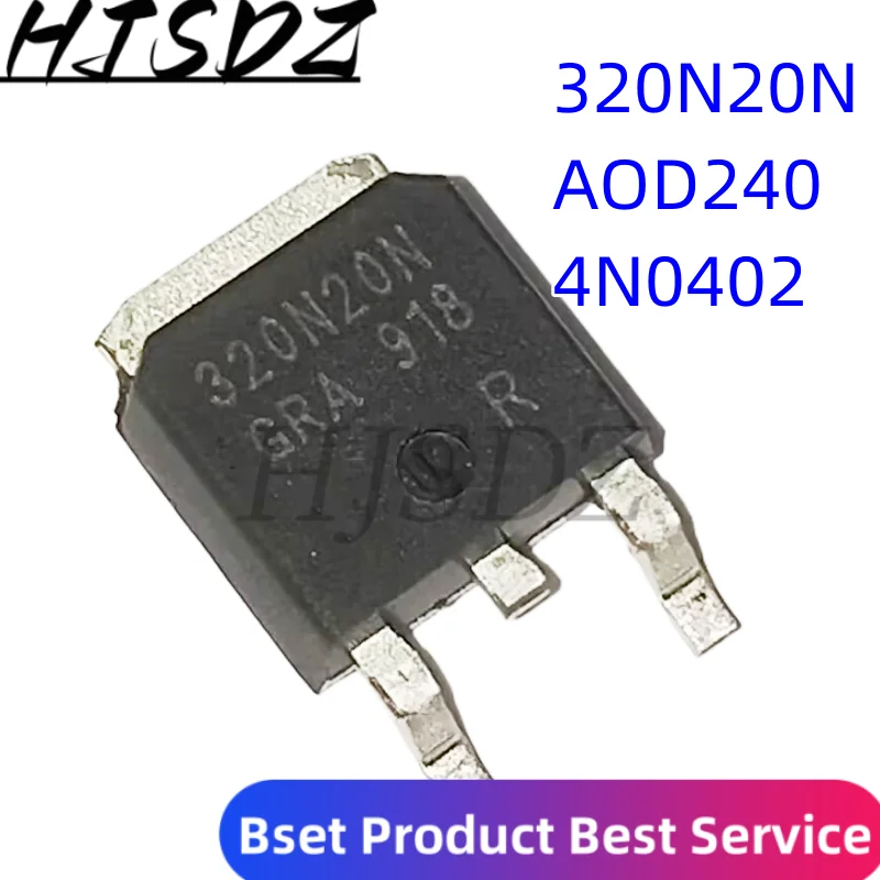 Nuevo y Оригинал 5piles/AOD240 320N20N IPD320N20N3G 4N0402 IPD100N04S4-02 TO-252 TO252