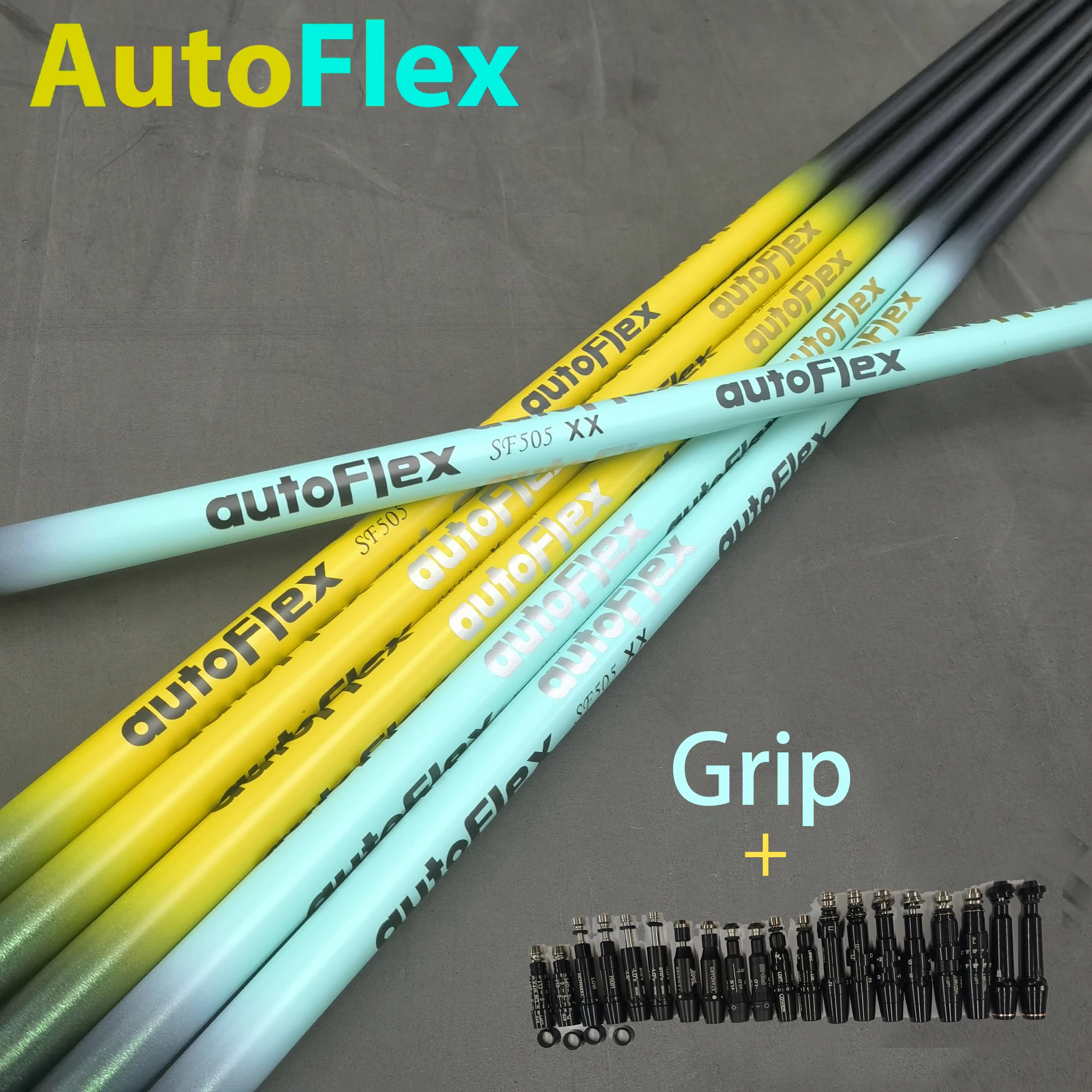 

Golf Club Shafts Autoflex Tiffany Blue/Yellow SF505xx/SF505/SF505x Flex Graphite Drivers Shaft Free Assembly Sleeve And Grip