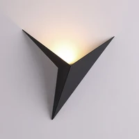 modern minimalist triangle shape led wall lamp nordic style wall sconces interior lighting night lamp 3w ac85 265v wall light