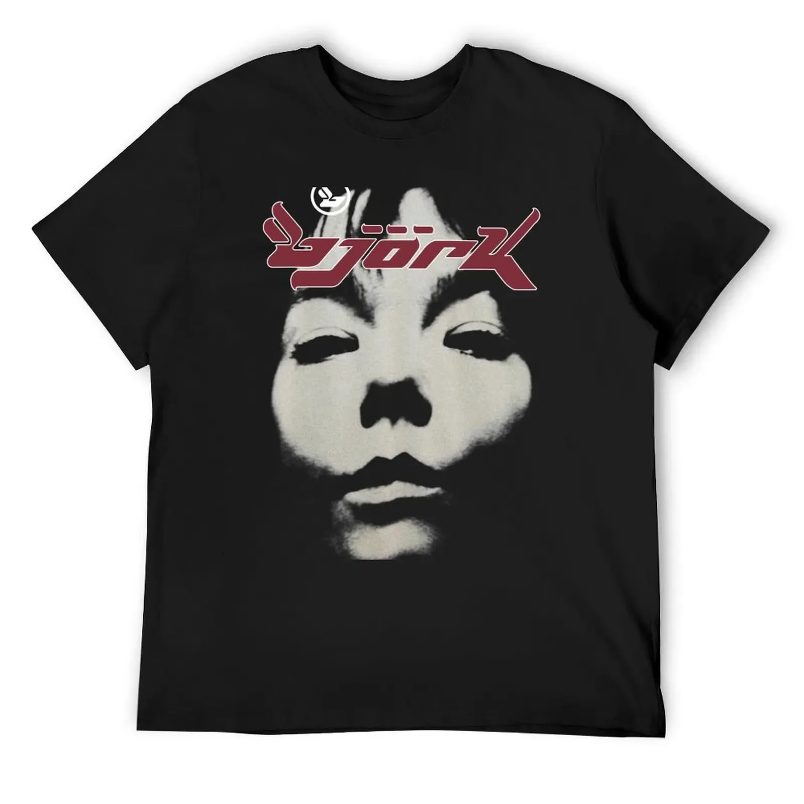 Футболка Bjork Homogenic Vintage Face Logo (белая) уличная одежда футболка большого размера