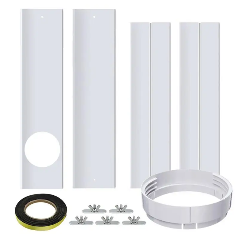 

Air-Conditioning Window Sealing Plate Adjustable Window Ventilation Kit Adaptor Tube Connector Exhaust Hose Air Conditioner Acce