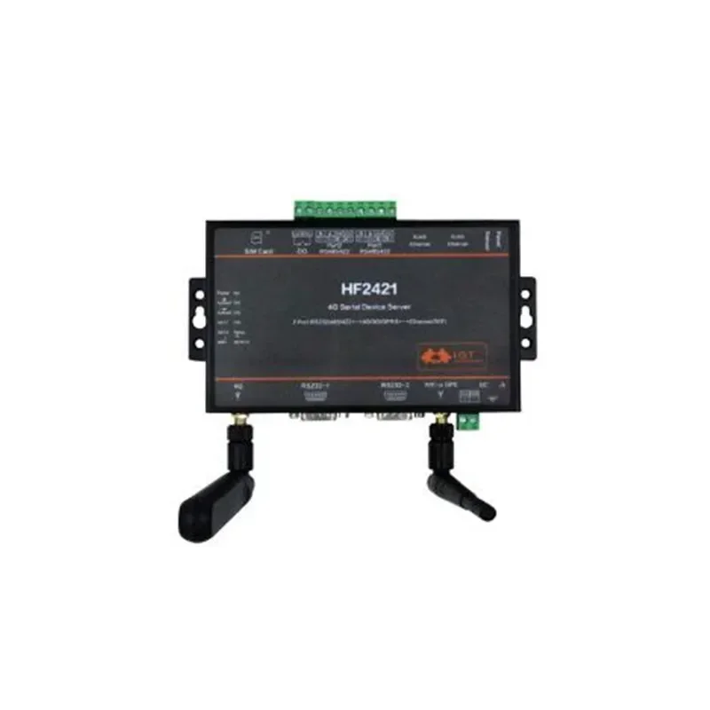 Модуль Wi-Fi Двухпортовый сервер последовательных устройств RS232 RS485 RS422 в Ethernet 4G 3G GPRS