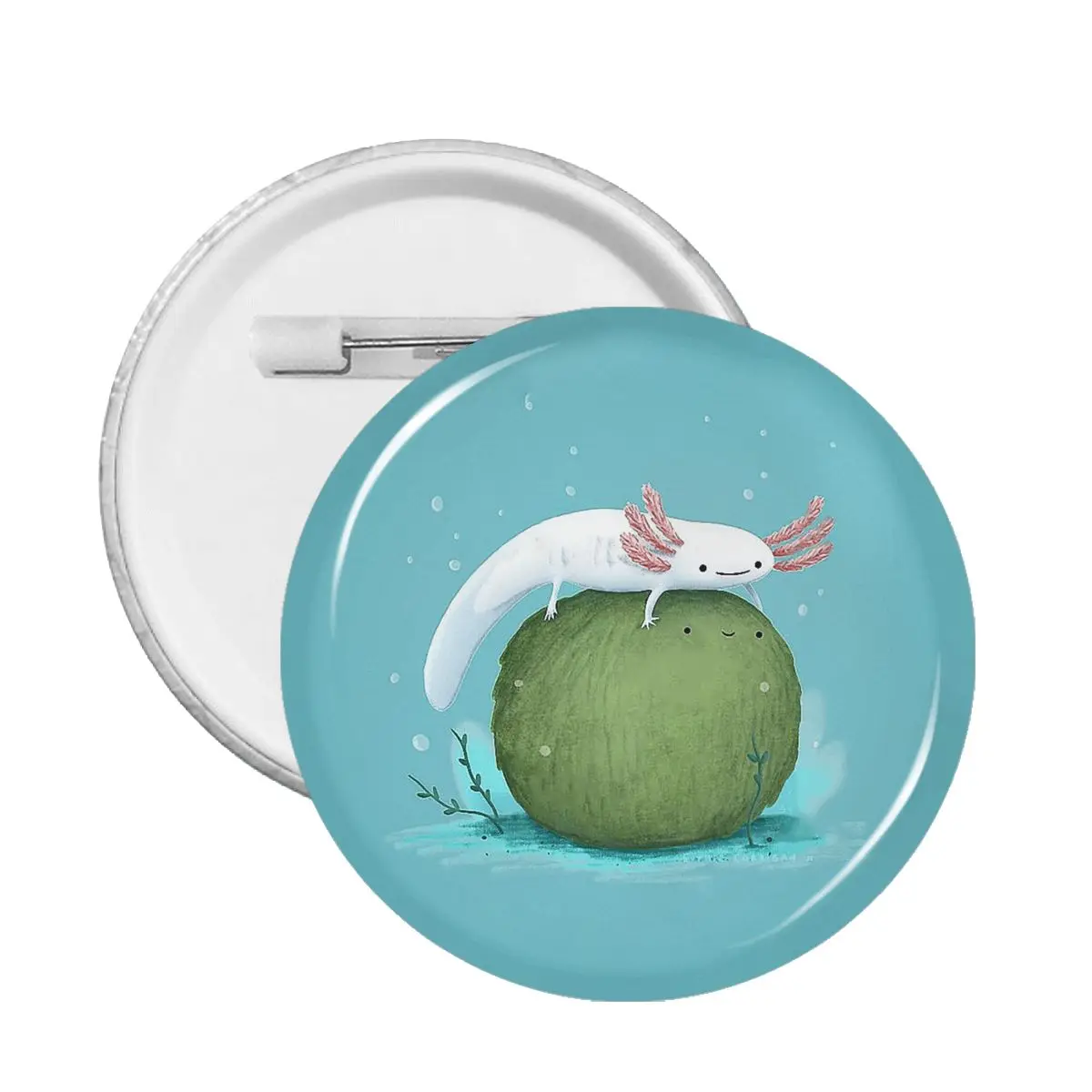 

Забавный Интересный значок лягушка Froggie на булавке Mossball настраиваемый значок для рюкзака значки броши