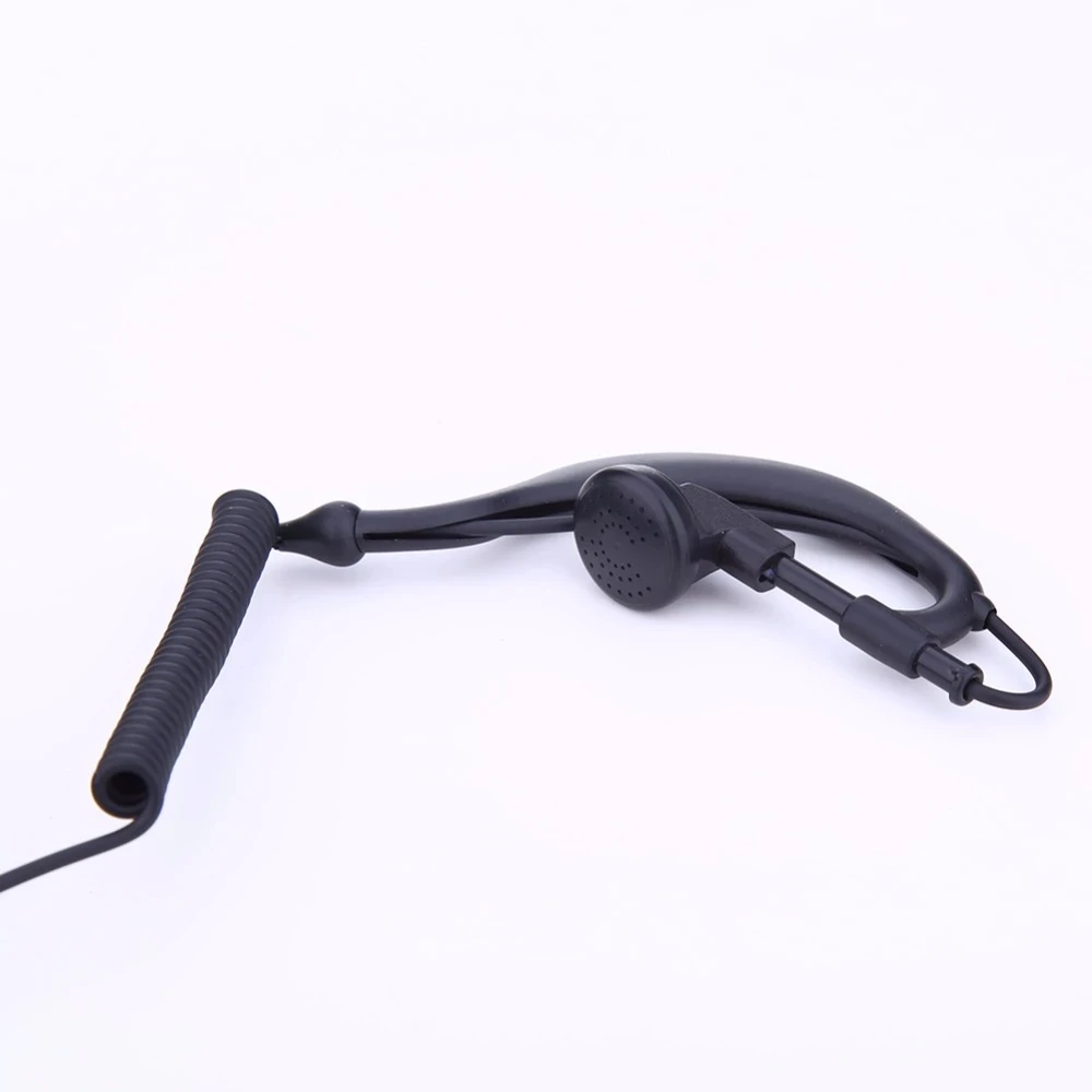 Baofeng UV5R 2 PIN Earpiece Headset PTT MIC 1m Ear Hook Walkie Talkie Earbud Interphone Earphone Earpiece for KENWOOD/HYT