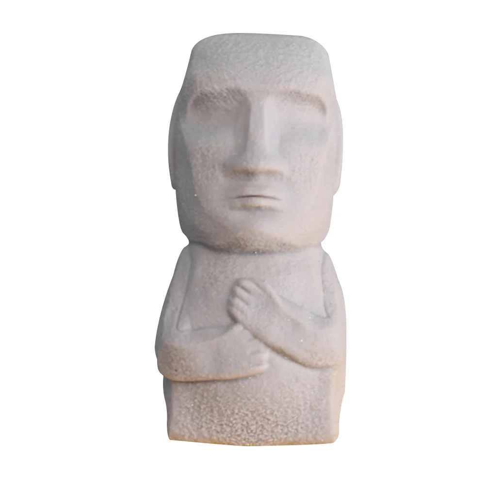 

S Moai сенсорный Сжимаемый остров фиджет для вечеринки декомпрессионная фигурка на день рождения для малыша Веселая рука аутизм