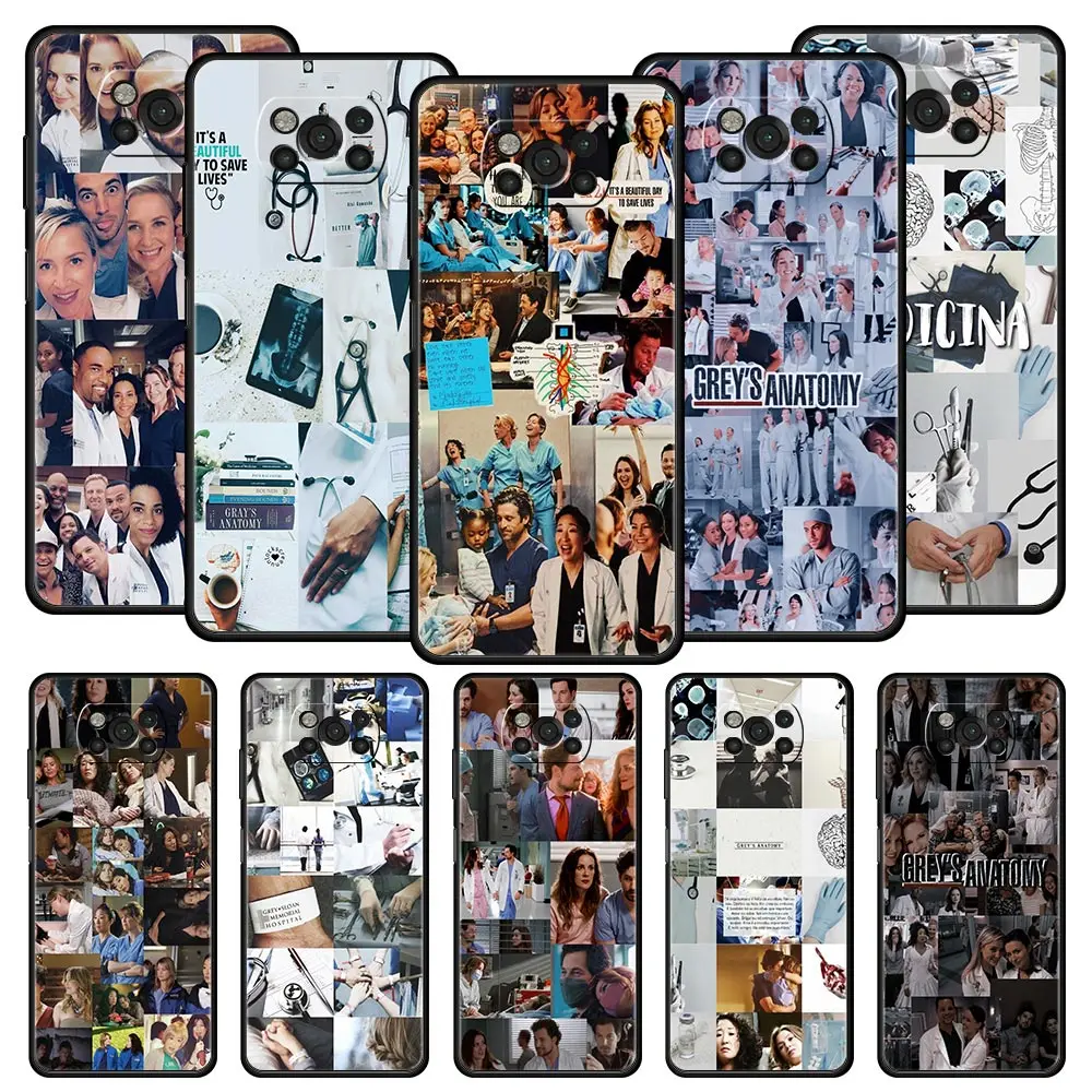 

Greys Anatomy Phone Case for Xiaomi Poco X3 NFC F3 M3 M4 Mi Note 10 12 11 Ultra 11T Pro 10T Lite 5G 9T 11i 11X Soft Back Cover