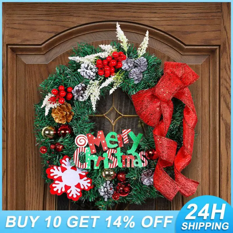 

Pendant Strong And Durable Durable Holiday Decorations Bow Wreath Easy To Carry Convenient Decorations Christmas Wreath Wreath