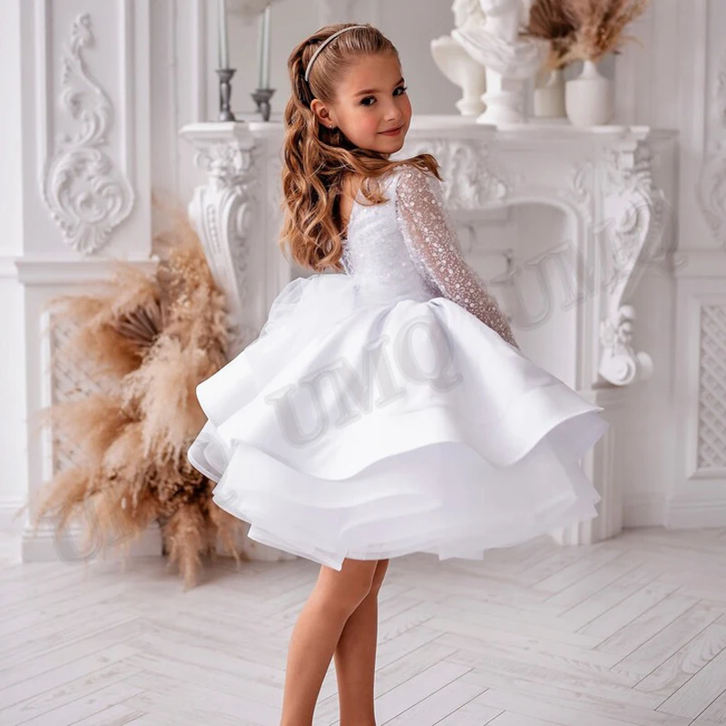 Великолепное платье для девочек-подростков с цветами от кутюр блестящие платья