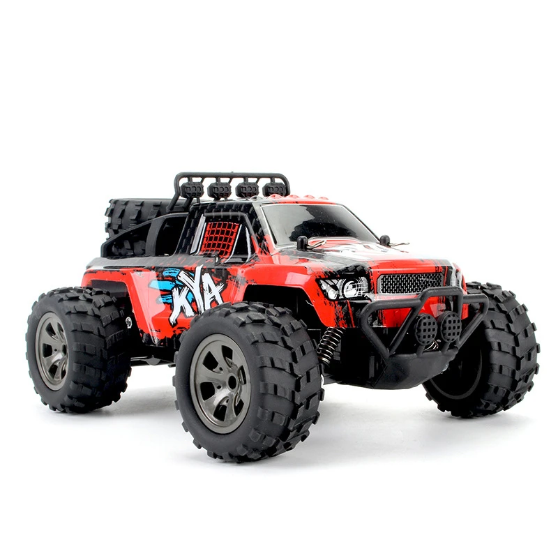

2023 New Remote Control Car 1:18 Off-road Vehicle Truck Car Large Tire Drop Resistant Anti-seismic Models for Children Toys Gift