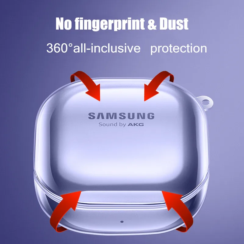 

Case For Samsung Galaxy Buds 2/pro/live Cover Transparent Earphone Protector Anti-drop Silicones Case For Galaxy Buds live