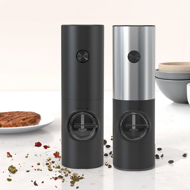 

Electric Pepper Grinder Spice Grinders Electric Automatic Pepper Mills Salt Mill Adjustable Coarseness Kitchen Accessories
