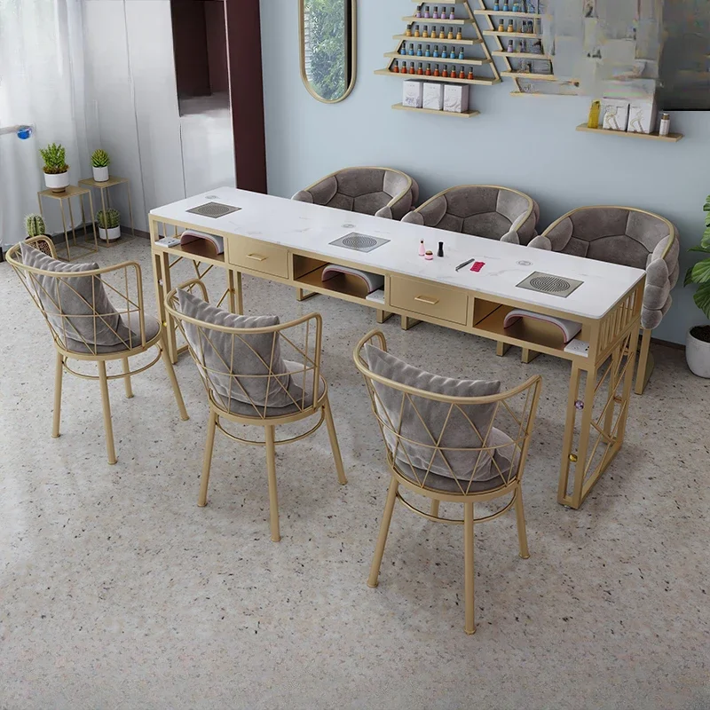 Профессиональные маникюрные столы эстетические ногти для сбора пыли кофейные