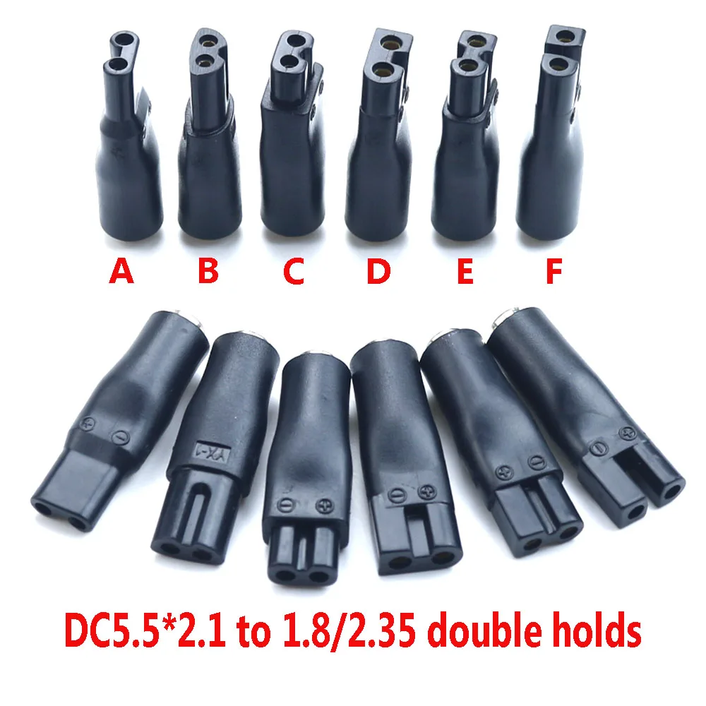 Универсальный адаптер с двойным отверстием DC 5 * 2 1 до 8/2 35