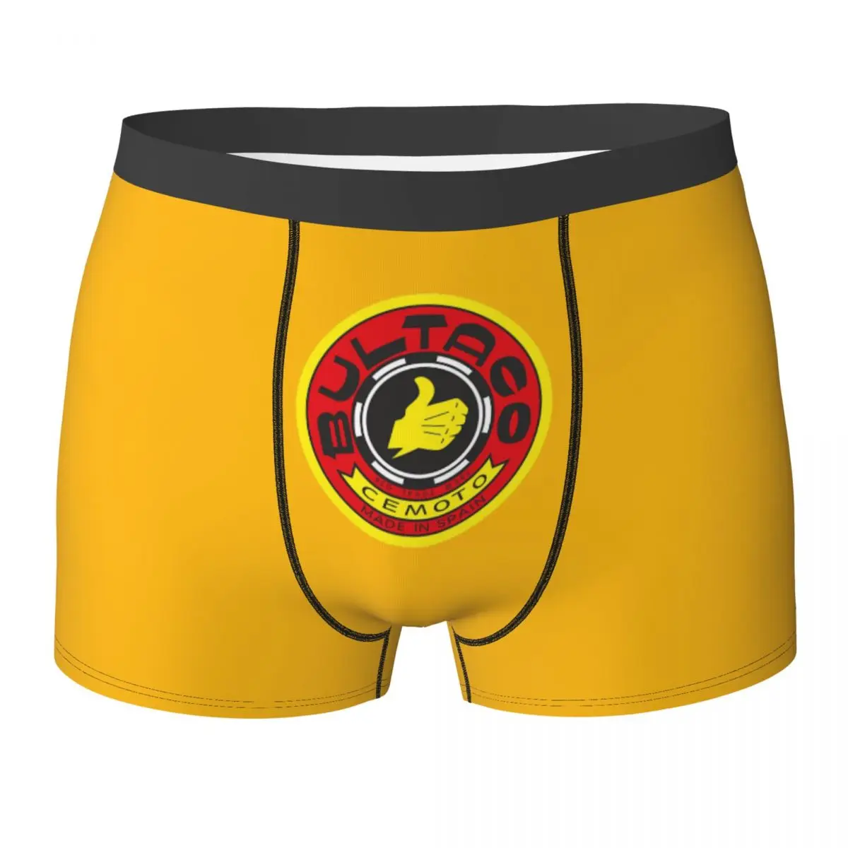Трусы-боксеры шорты Bultaco мотоциклетные трусы мужское удобное нижнее белье для