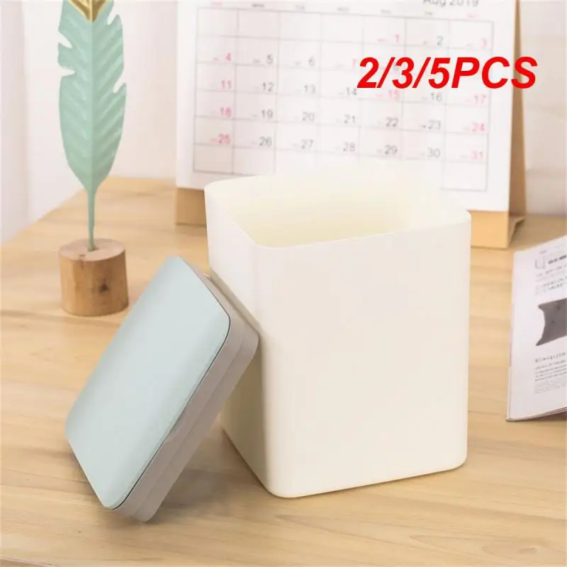 

2/3/5PCS Desktop Garbage Mini Dustbin Clean Workspace Sundries Barrel Storage Box Waste Bin Trash Can