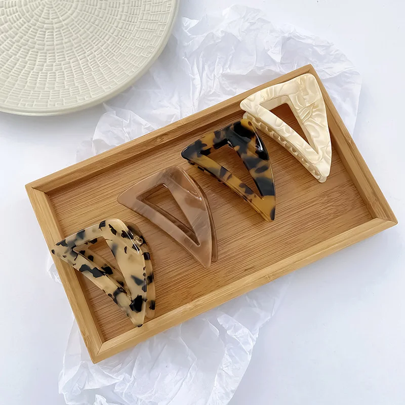 

Заколки-крабы женские в стиле ретро, ацетатные зажимы для волос, инструмент для укладки волос