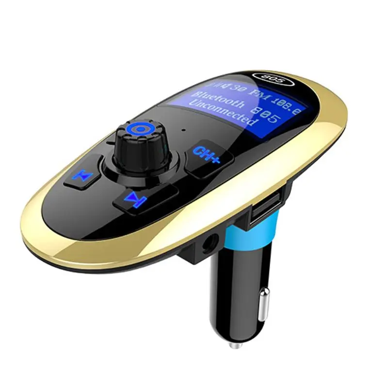 

Multifunctional Auto MP3 Music Player FM Transmitter Car Bluetooth-compatible Adapter Support TF Card AUX Hands-free Calling Car