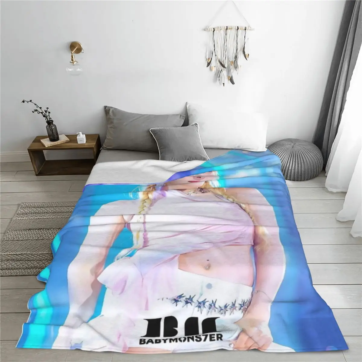 Одеяло RAMI FOREVER LIKE THAT SHEESH Babymonster покрывало на кровать одеяло пушистые мягкие одеяла