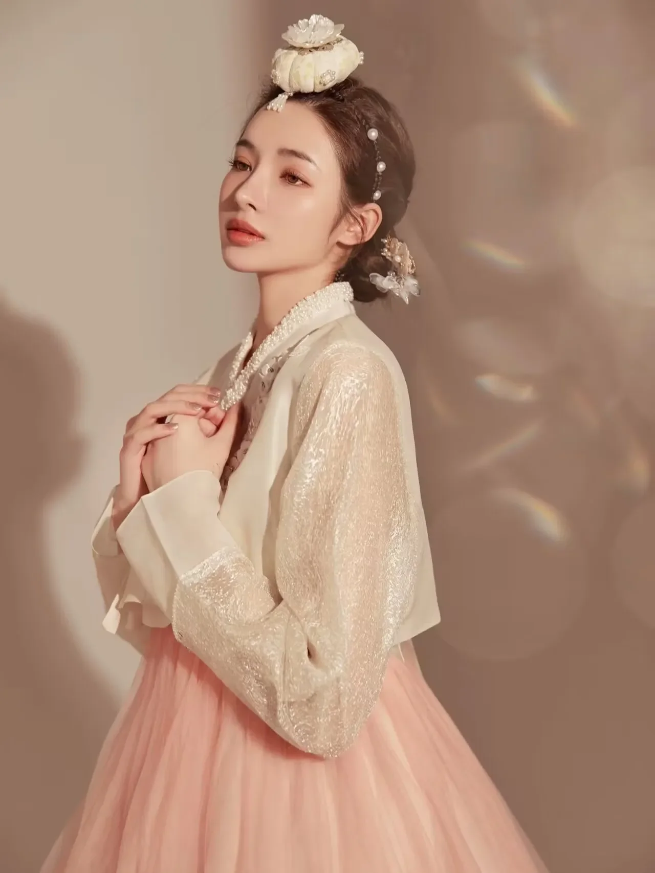 2024 hanbok yanji принцесса Корейская Пряжа платье для двора старинное фото женский