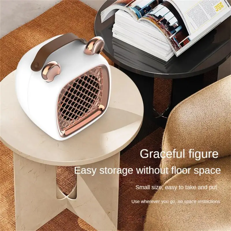 

Heater Desktop Heater Operation Portable Simple Design Practical Electric Heater Fast Heating Wide-angle Warm-up Winter Artifact