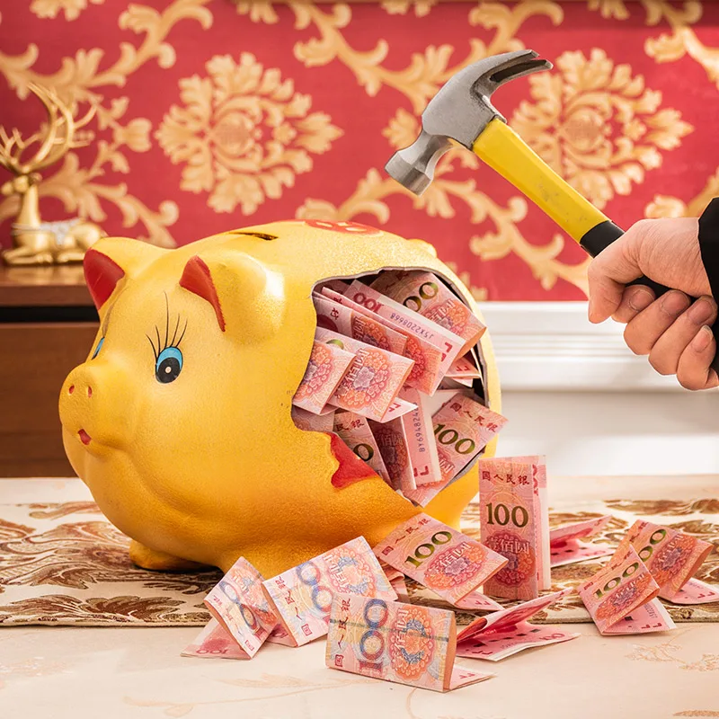 

Wedding Pig Piggy Bank Hidden Storage Home Large Secret Coin Money Box Adult Kids for Papper Money Gift tirelire Home Decoration