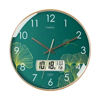 fashion wall clock modern design home lcd digital clock with temperature perpetual calendar clocks for living room bedroom deco