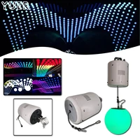 YUER 3D LED Lifting Ball Light LED Pixel Tube RGB 3IN1 4m Lifting Range Wave Rectangle Line Other Patterns DJ Disco Party Stage