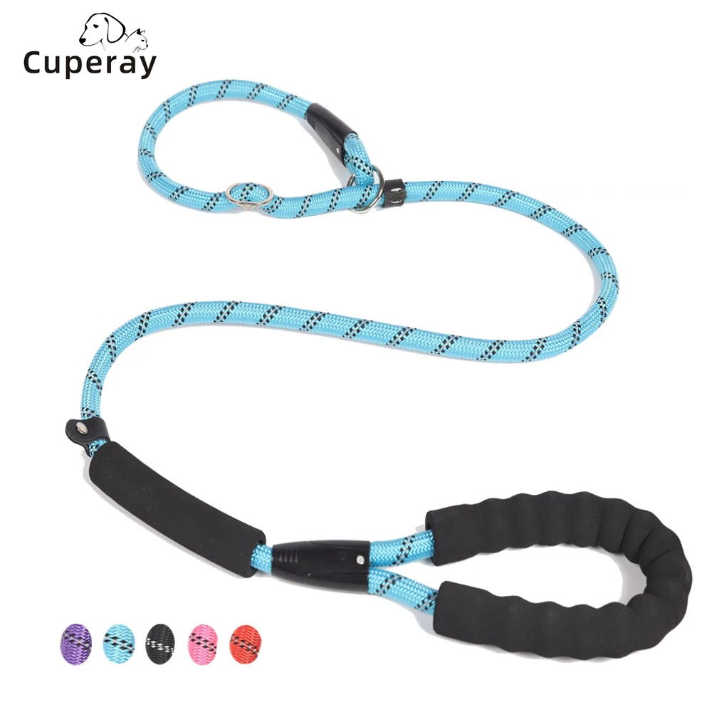 

Nylon Dog Leash Rope Training Professional Large and Medium-Sized Dog Walking Explosion-Proof P Chain Traction Rope Pet Supplies