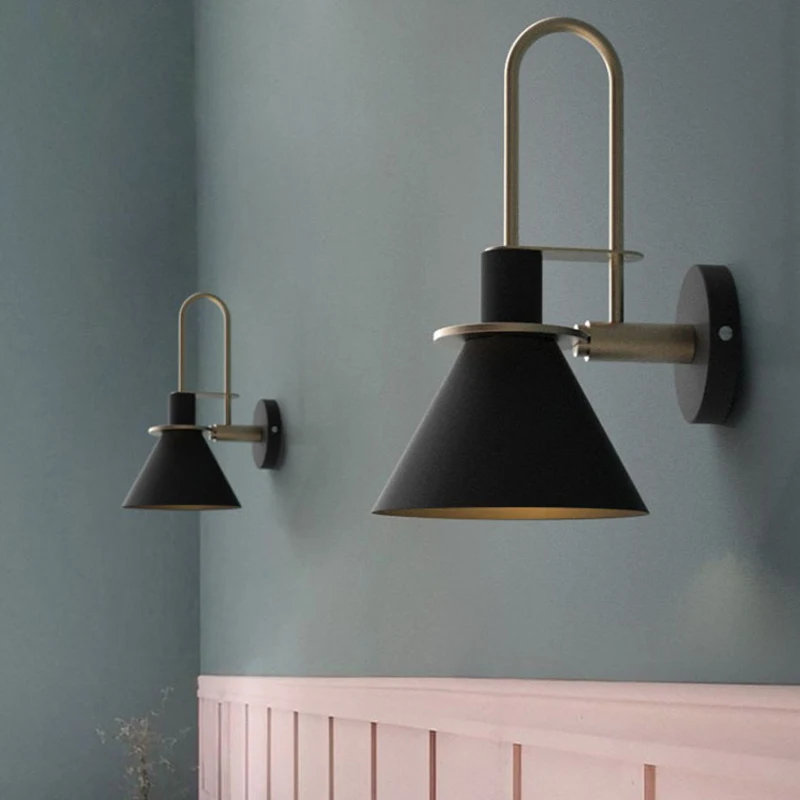 

Modern Iron Wall Lamp Bedroom Wall Light for Beside Living Room Decor Hotel Wall Sconce Indoor Lighting Fixtures Home Loft Decor