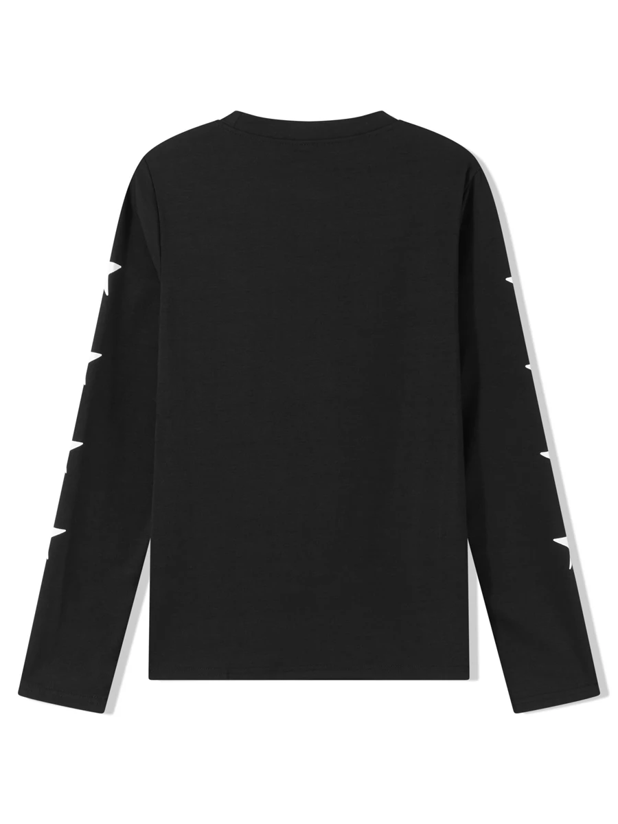 Женский укороченный топ с графическим принтом футболка в стиле гранж длинным