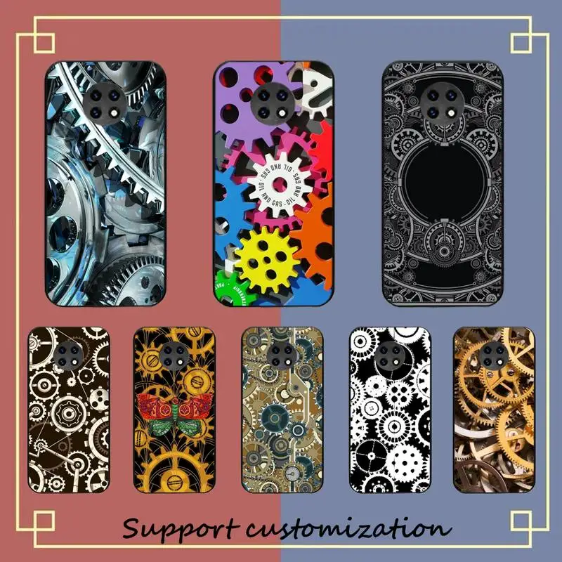 

Gear Mechanical Phone Case for Redmi Note 8 7 9 4 6 pro max T X 5A 3 10 lite pro