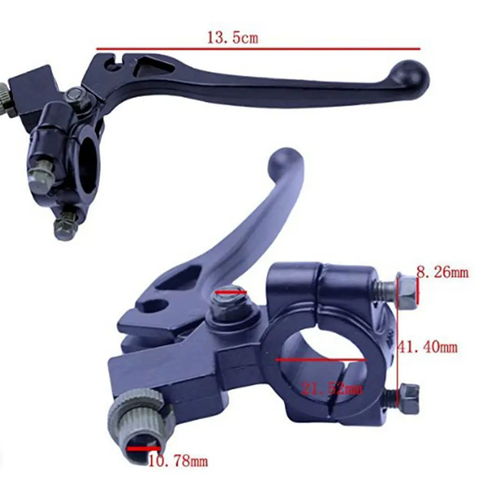 Ручки сцепления и тормоза 7/8" левая и правая пара с перекладиной для мотоцикла Pit Dirt XR80 XR100 CRF70 CRF80 CRF100 Motocross.
