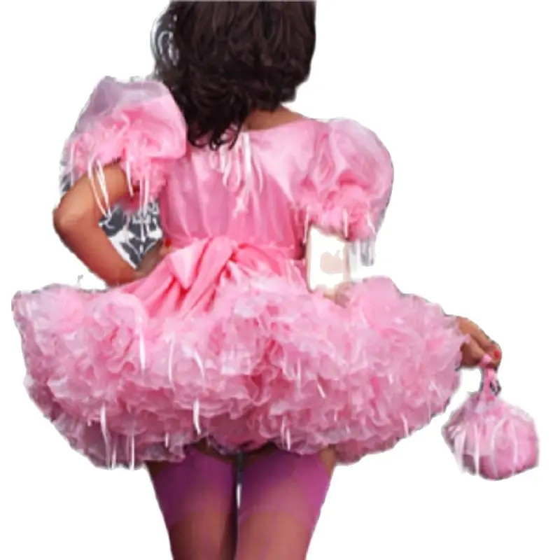 Платье горничной для косплея пикантный фартук с глубоким вырезом на спине и