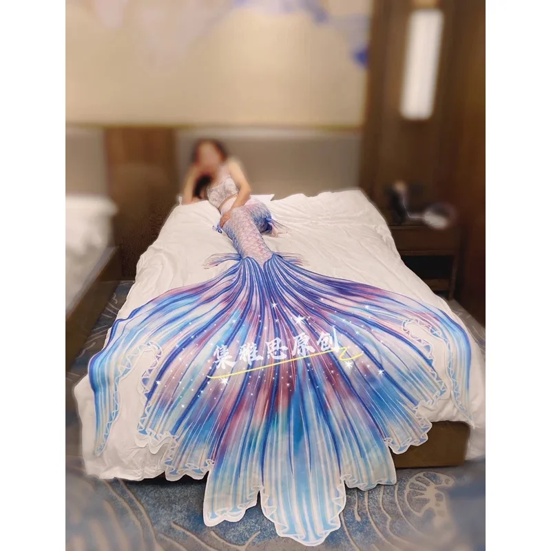 Оригинальный купальник рыба с большим хвостом 2 предмета