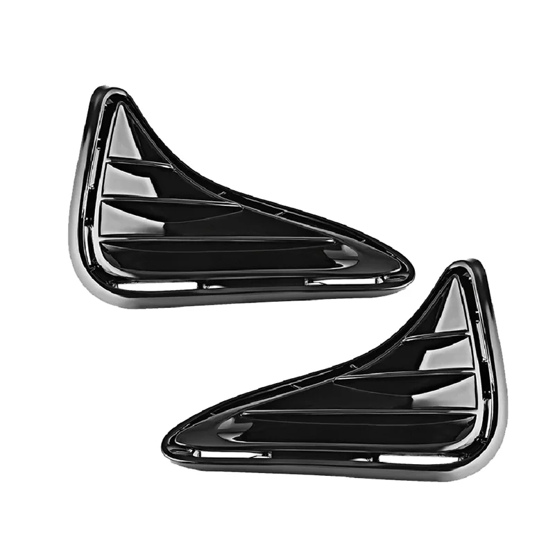 

Pair of Front Fog Light Lamp Bumper Bezel Cover Left Right for 2017 2018 2019 LE