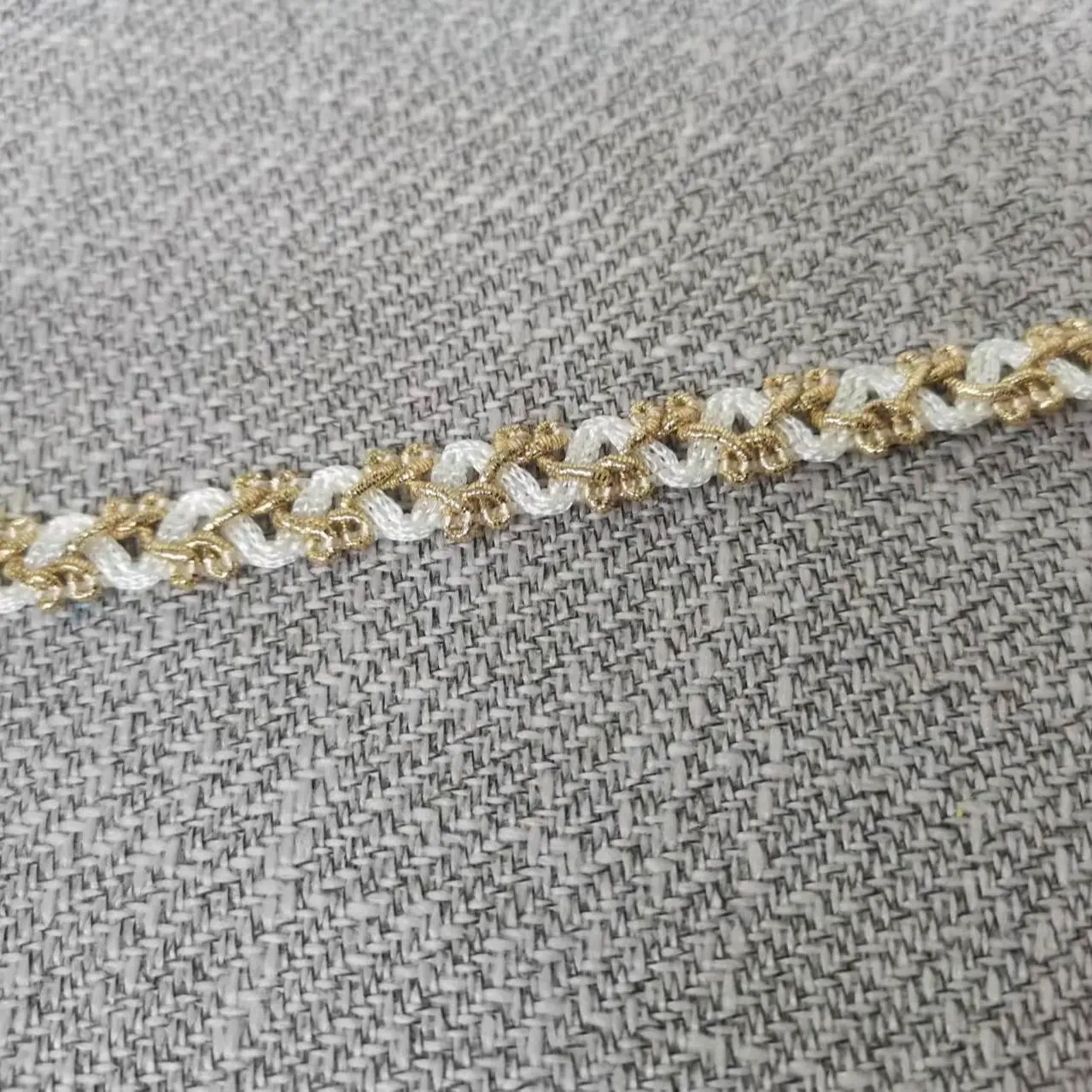 1 м новейшая Серебристая Золотая кружевная ткань Высококачественная лента для