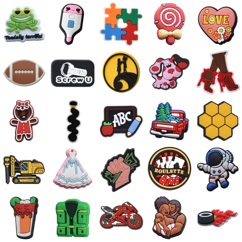 

Decorations for Croc Wholesale Bulk Shoes Accessories Set Jeans Para Pins Packs Shoe Charms Kids Women Charm Boy Girl Gifts Men