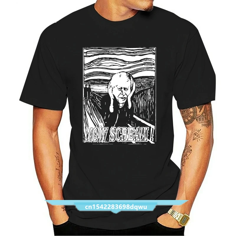 

Mens T Shirt Boris Johnson PM Edvard Munch The Scream Brexit Remoaner Revoke