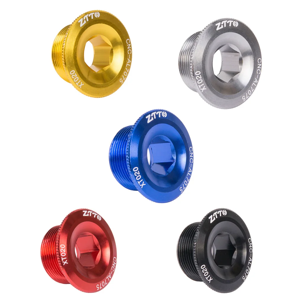

MTB Crank Arm Fixing Bolt Cover Crankset CNC Screws M20 For Mountain Bicycle Aluminum Alloy CNC Bike Cycling Parts Accessories