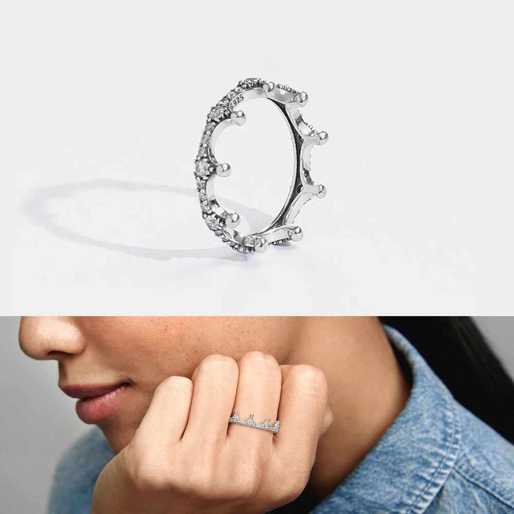 Женские серебряные кольца на палец оригинальное коктейльное кольцо из