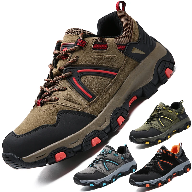 Fashionable Comfortable Male Outdoor Anti-Slip Wear Resistance Hiking Shoe Teenagers Climbing Shoes Casual Sport Footwear 39-45#