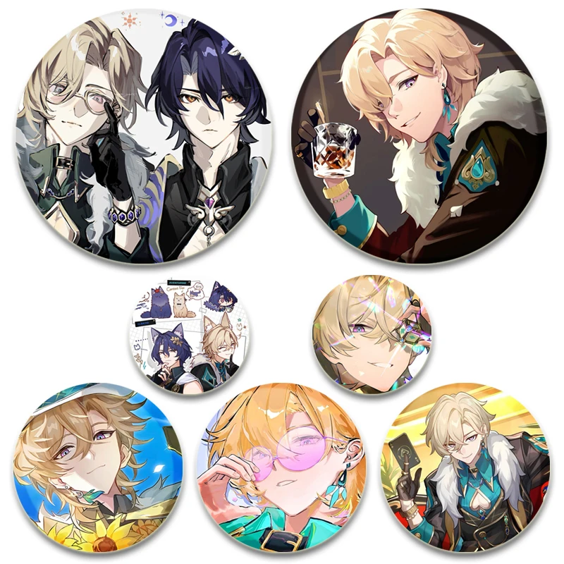 Круглые броши для рюкзака в ассортименте