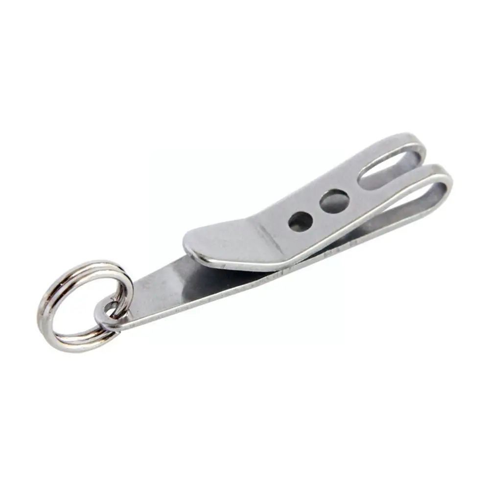 

EDC Bag Gear Pocket Suspension Clip with Key Ring Carabiner Suspension Key Outdoor Ring Clip Tool Keychain Quicklink E3H4