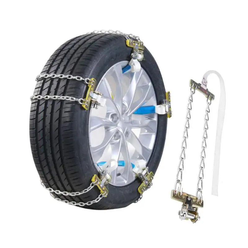

Car Truck Tire Snow Chains Winter Wheel Belt Mud Sand Roadway Safety Adjustable Wear-resistant Anti-Skid Snow Chains