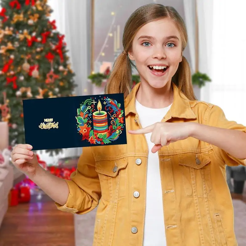 Художественные рождественские открытки Сделай Сам Набор для рукоделия