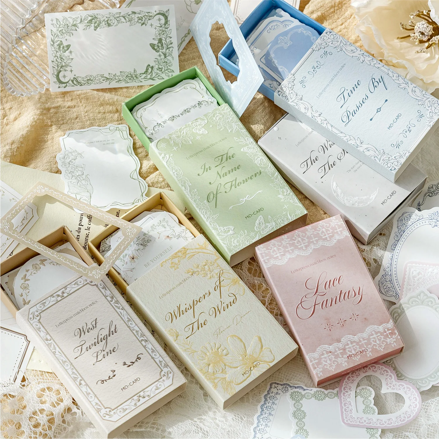 Блокноты для заметок Mr. Paper в винтажном стиле 6 упаковок по 30 штук каждый с