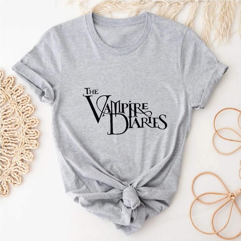 Футболки Дневники вампира для подростков уличная одежда классические дышащие